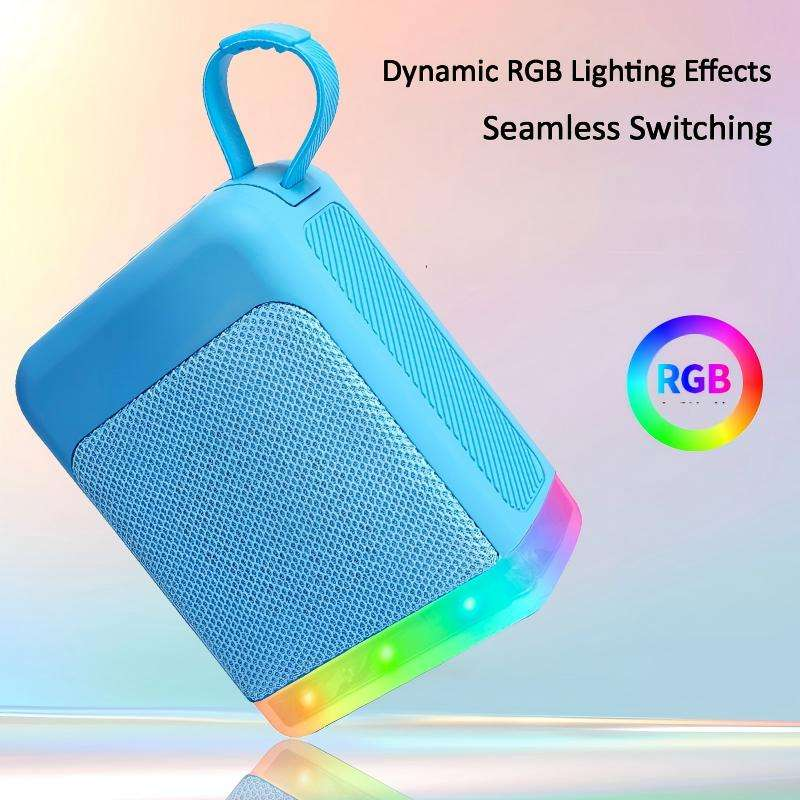TIGO R-01 Mini Retro RGB LED 5W Bluetooth Speaker with micro SD Card &amp; U Disk slot