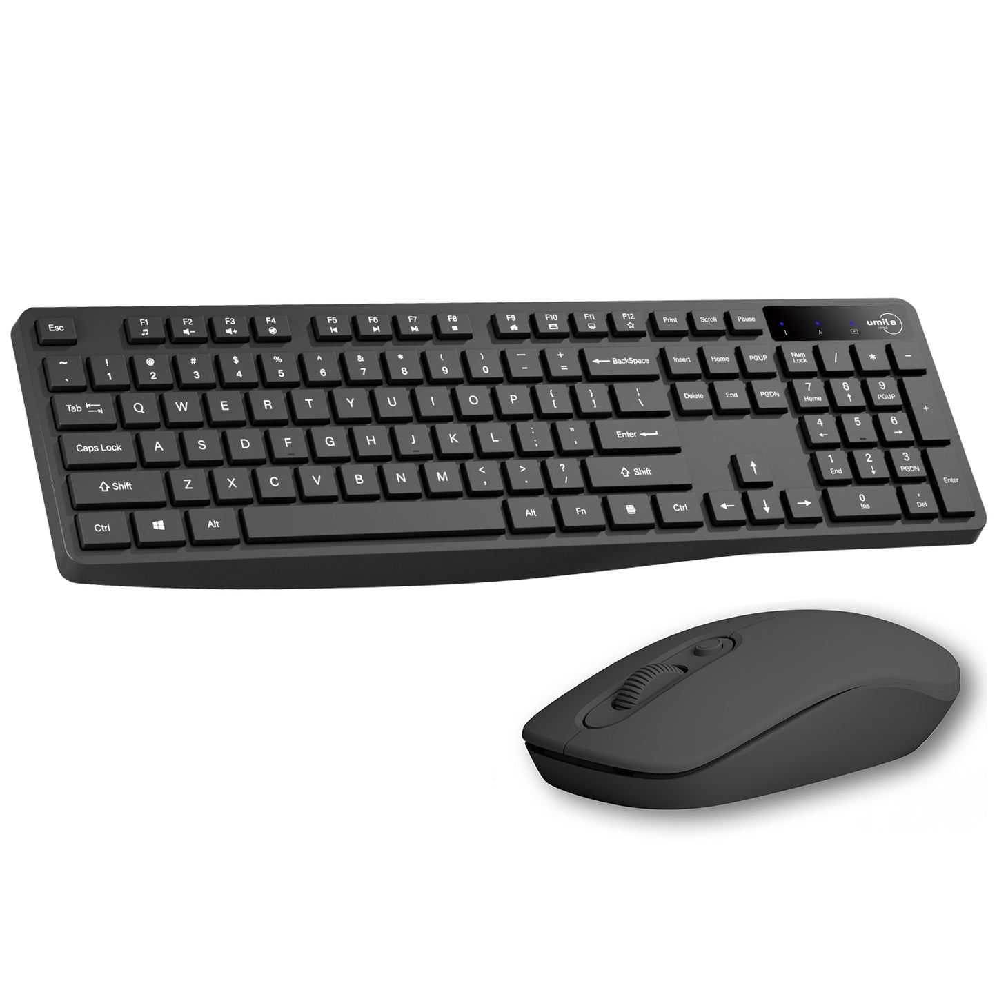 TIGO Universal Silent Wireless Keyboard & Mouse Combo