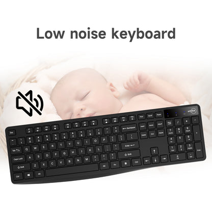 TIGO Universal Silent Wireless Keyboard & Mouse Combo