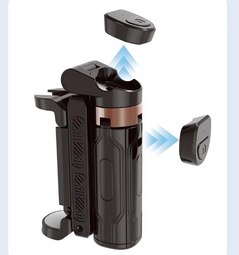 TIGO JC-25 Foldable Small Pocket Mini Selfie Stick & Desktop Tripod Stand for Mobile Phone Photography