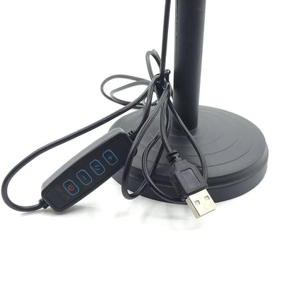 TIGO Dual Phone Holder w/ 16cm Led Selfie Ring Light & Tripod Stand for Video recording and Vlogging