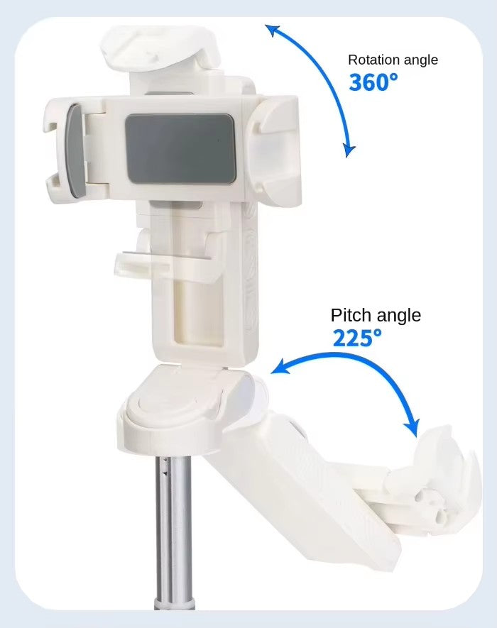 TIGO JC-25 Foldable Small Pocket Mini Selfie Stick & Desktop Tripod Stand for Mobile Phone Photography