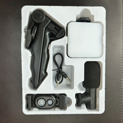 TIGO AY-49 Handheld Desktop Selfie & Live Streaming Photographic Mobile Phone Stand w/ Lighting & Beauty Leg Holder Set