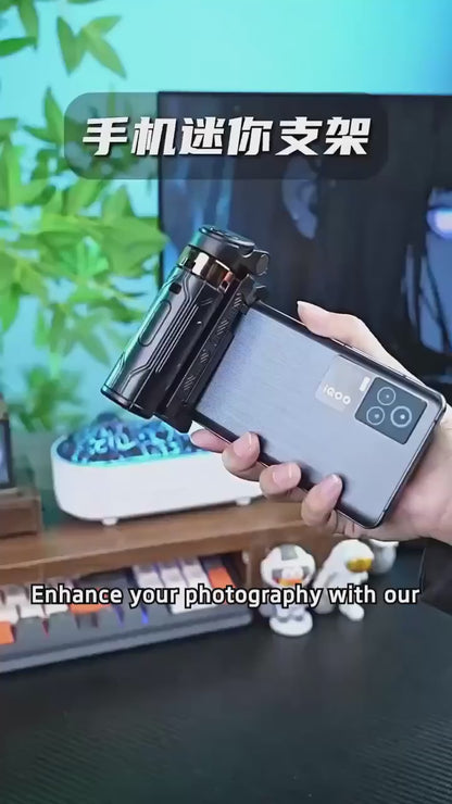 TIGO JC-25 Foldable Small Pocket Mini Selfie Stick & Desktop Tripod Stand for Mobile Phone Photography
