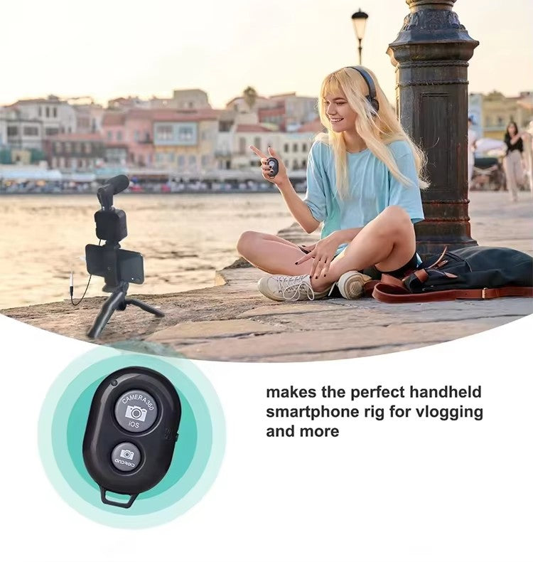 TIGO AY-49 Handheld Desktop Selfie & Live Streaming Photographic Mobile Phone Stand w/ Lighting & Beauty Leg Holder Set